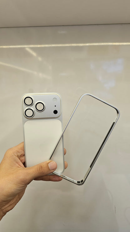 Metal Bumper Converter Case to iPhone 17 Pro Max