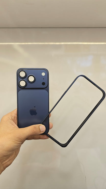 Metal Bumper Converter Case to iPhone 17 Pro Max