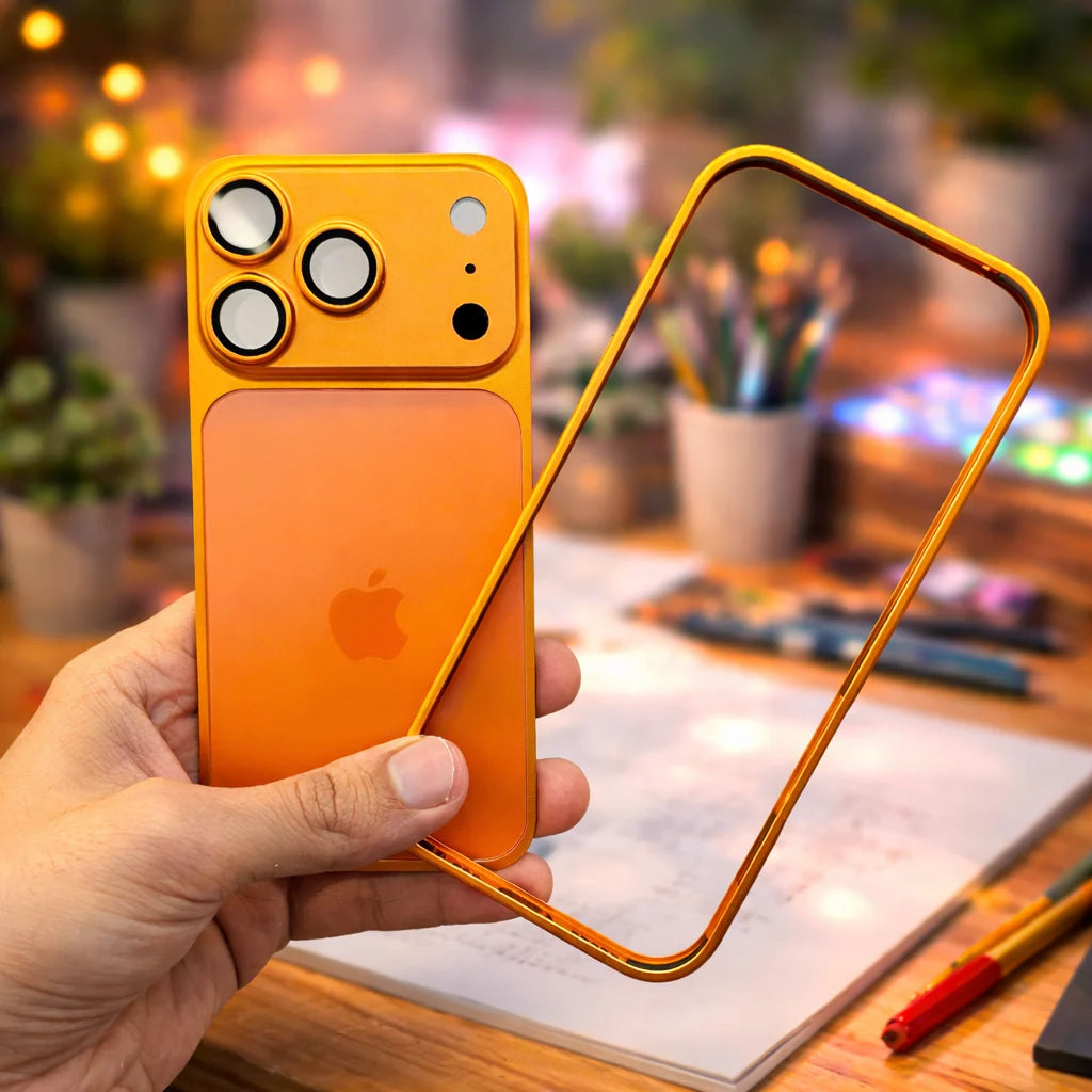 Metal Bumper Converter Case to iPhone 17 Pro Max