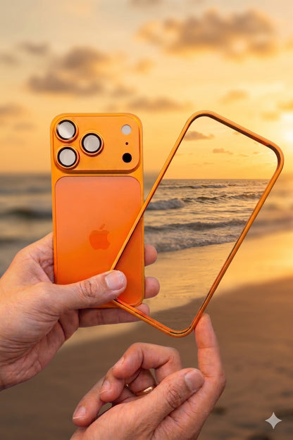 Metal Bumper Converter Case to iPhone 17 Pro Max